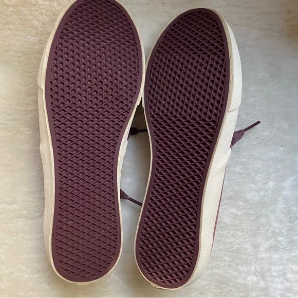 Vans purple suede sneaker SIZE 8 - Picture 8 of 9